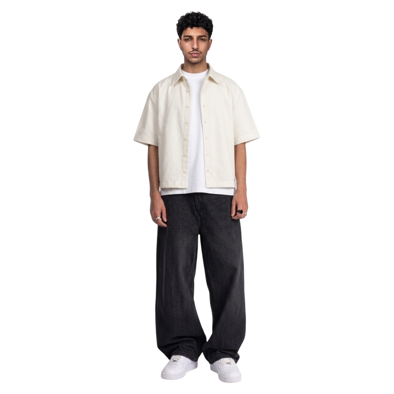 BOXY WHITE SHIRT