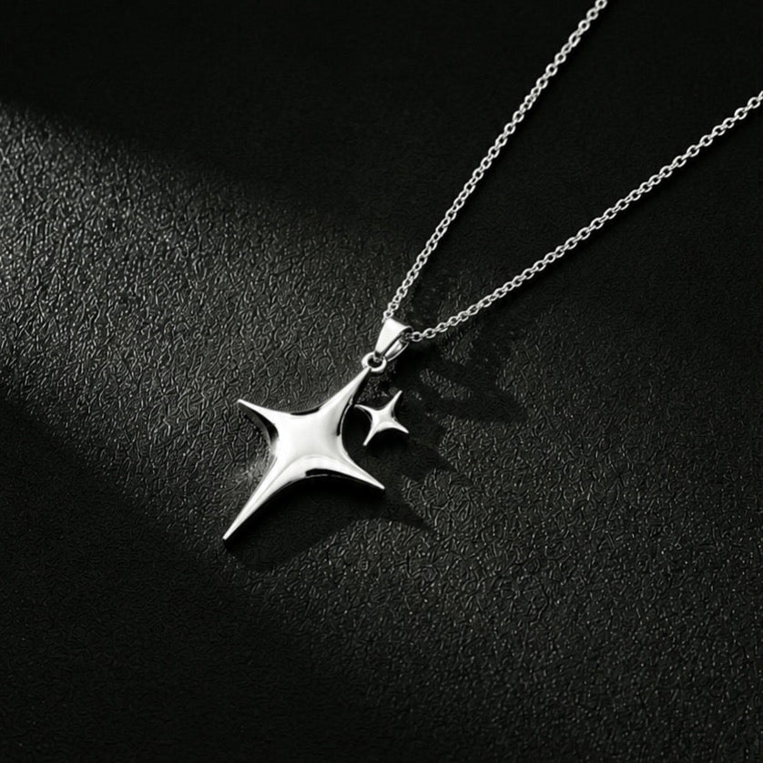 DOUBLE STARS NECKLACE