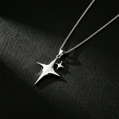 DOUBLE STARS NECKLACE