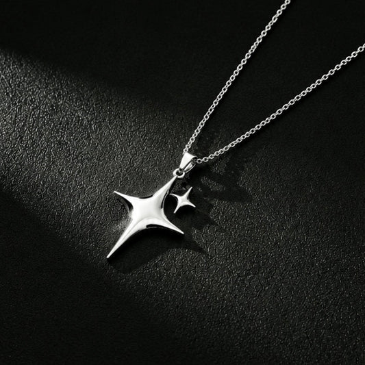 DOUBLE STARS NECKLACE