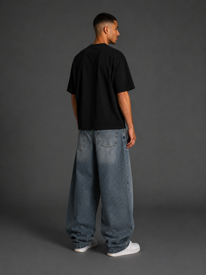 BAGGY VINTAGE BLUE DENIM