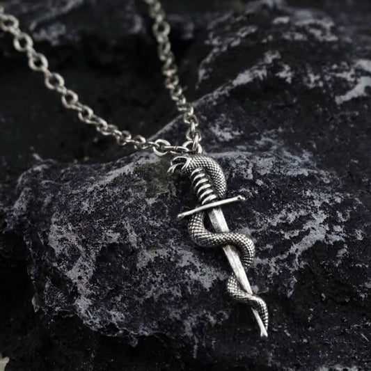 SNAKE SWORD NECKLACE