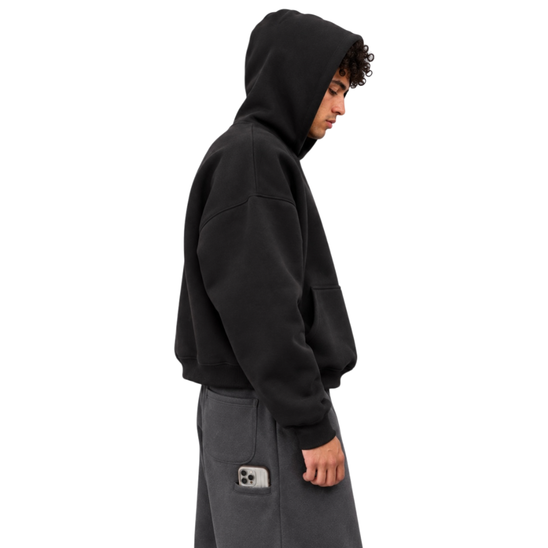 GRAY OVERSIZED SWEATPANTS