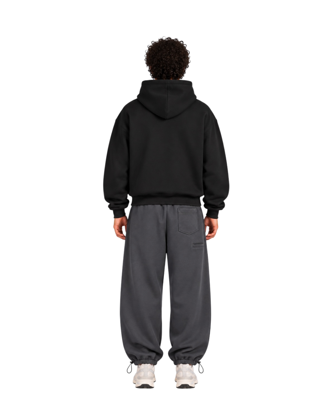 GRAY OVERSIZED SWEATPANTS