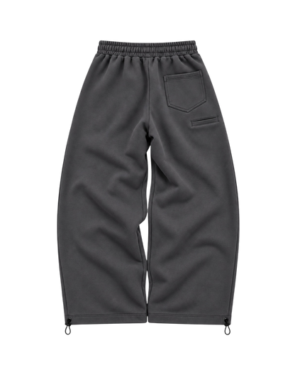 GRAY OVERSIZED SWEATPANTS