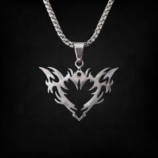 FLAME HEART NECKLACE