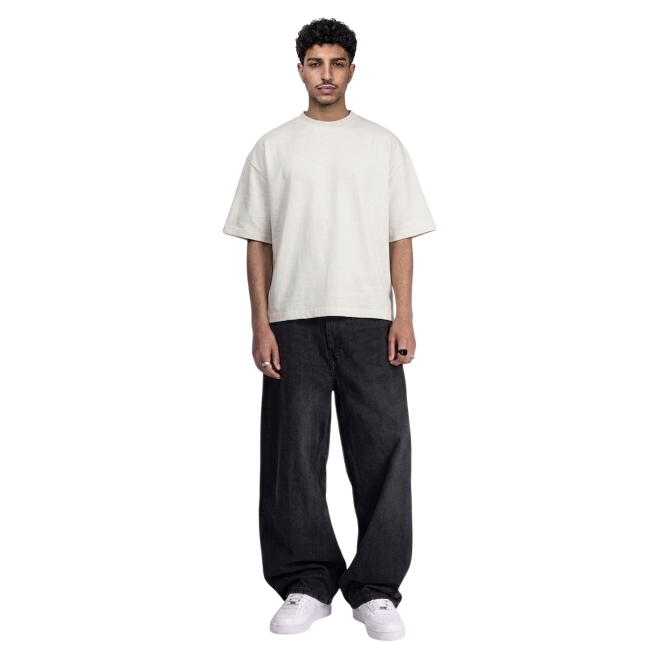 BOXY WHITE TEE